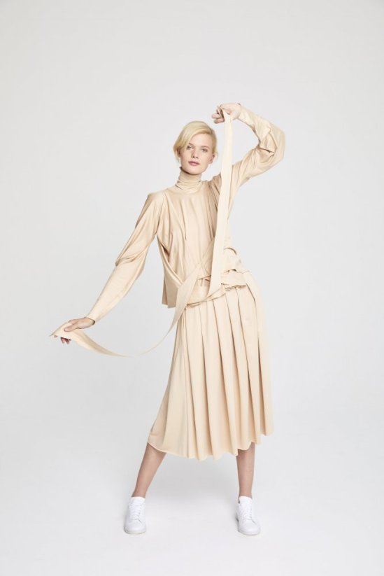 skirt COMPO - Colour: Nude, Size: 44