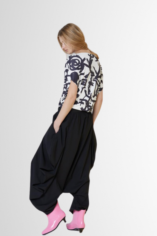 pants COMFORT - Colour: Black soft, Size: 38
