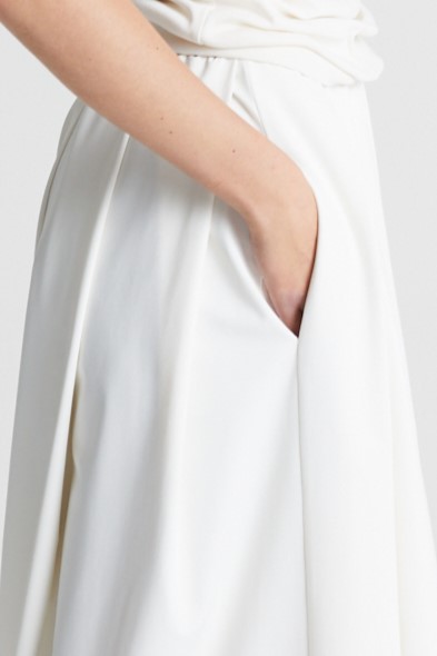 sukně DRAPE - Barva: White nature, Velikost: 36