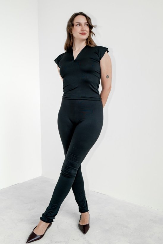 leggings SENSE - Colour: Black soft, Size: 44