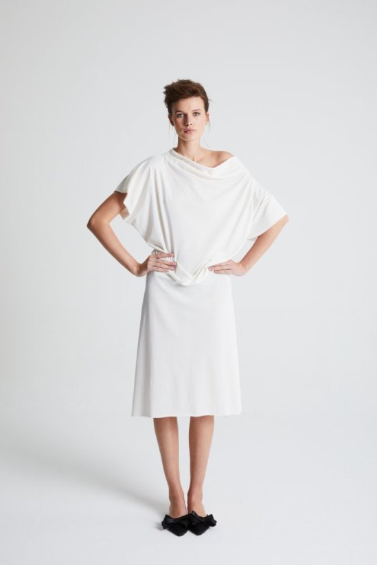 dress GIN - Colour: White nature, Size: 42