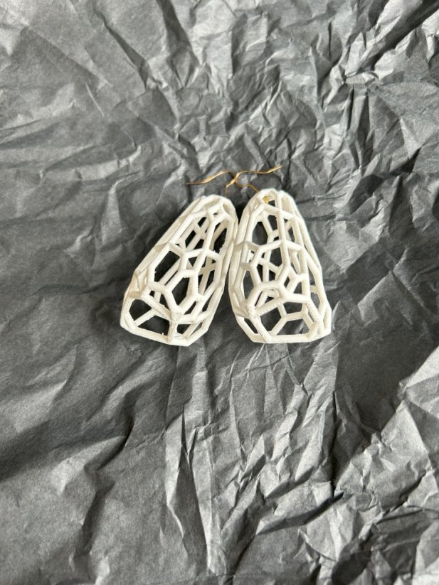 Earrings STRUCTURE - Colour: Grey light