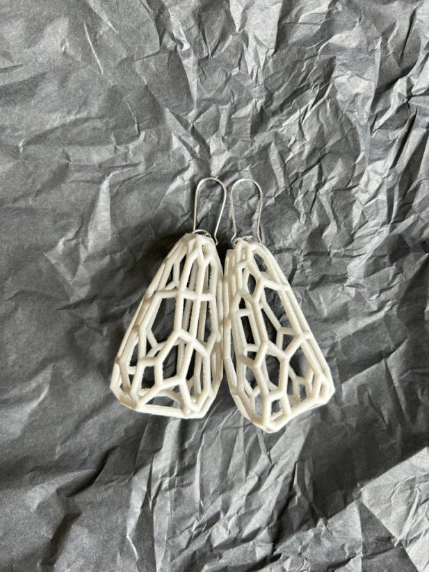 Earrings STRUCTURE - Colour: Grey light